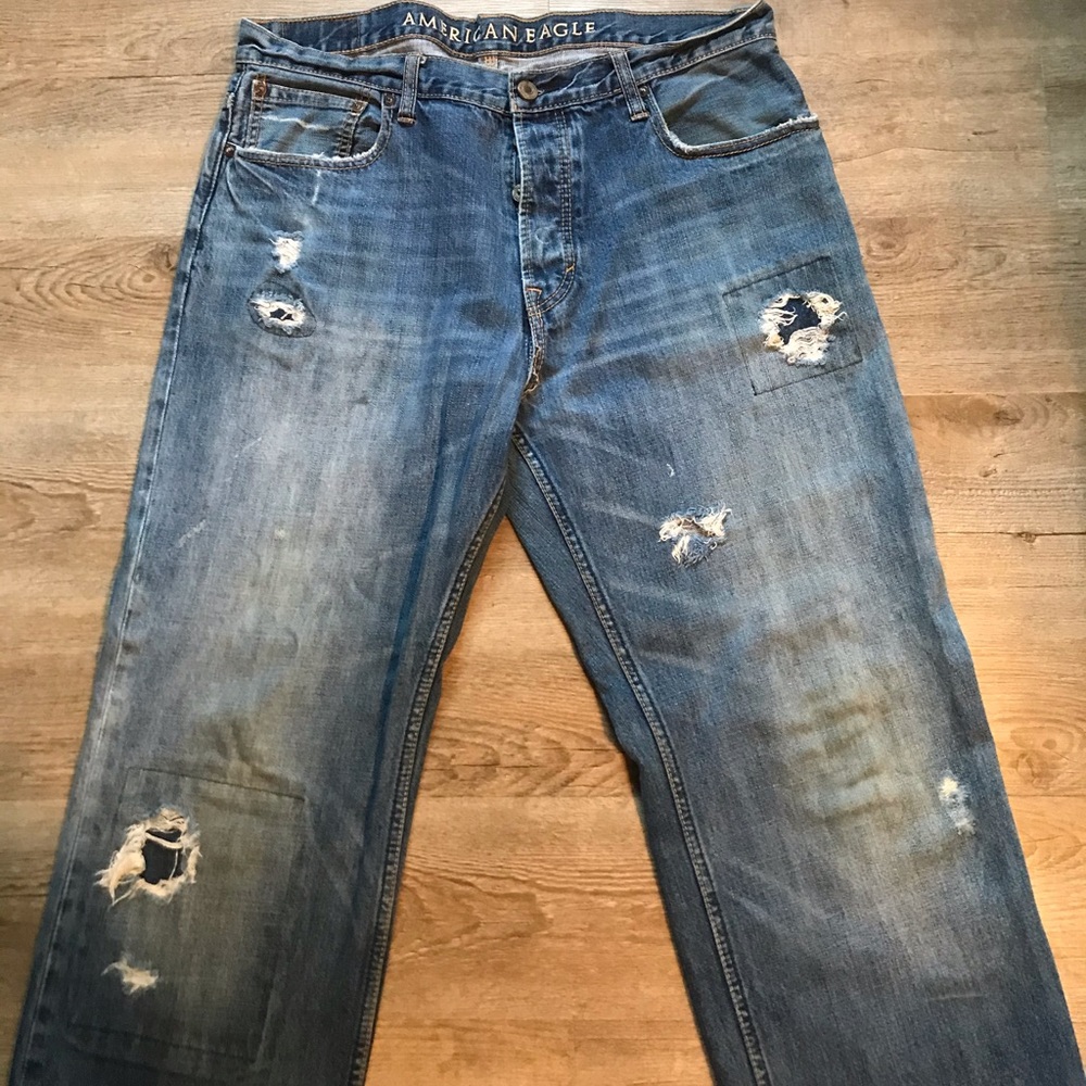 American Eagle Low Loose Jeans 36x32